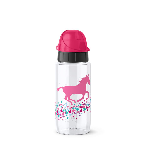 Дитяча пляшка для води EMSA Drink2Go Tritan Pink Horse